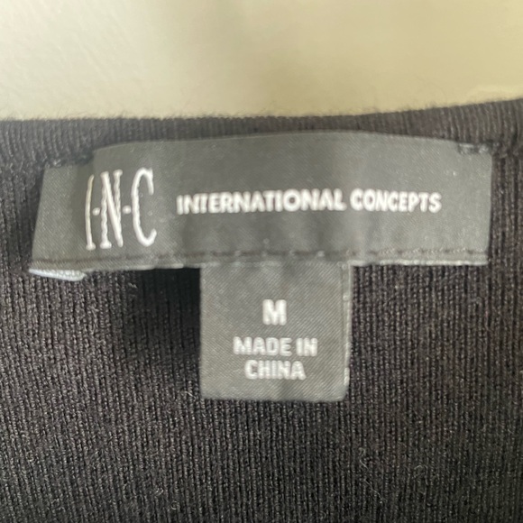 Elegant Black Shirt with Sheer Velvet Design on Sleeves and Front - Picture 4 of 5